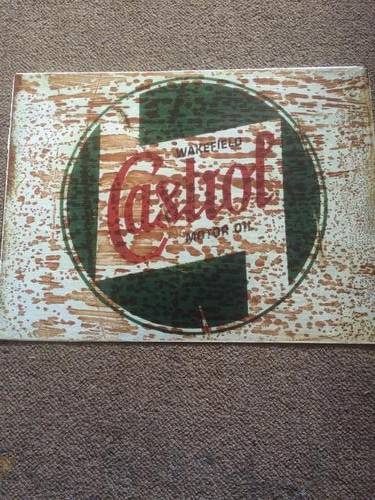Castrol Motor oil - Iron signage